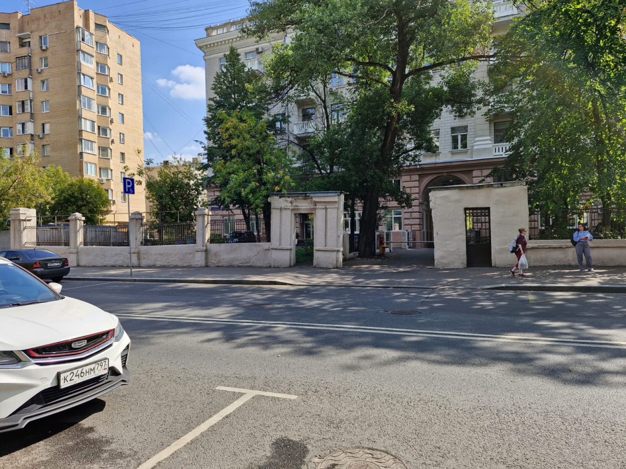 фасад дома, здание по адресу г Москва, ул Большая Грузинская, д 36 стр 3